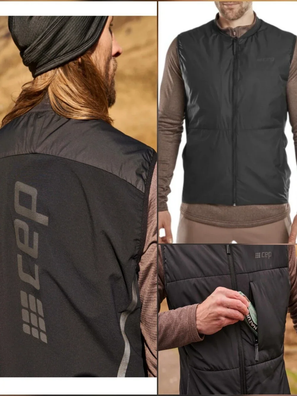 Cep Cold Weather Reversible Vest Wind Water Resistant XL